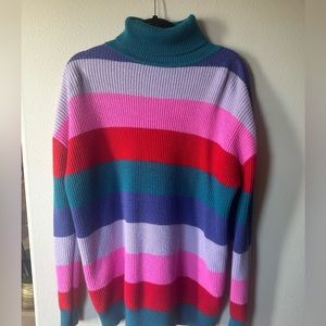 Lovers & Friends rainbow stripe sweater
